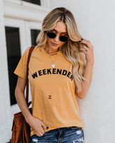 Weekender Distressed Vintage Baumwoll-T-Shirt